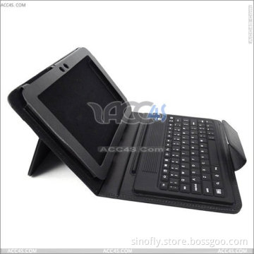 Black Litchi Pattern Bluetooth Keyboard for Samsung 8.9 P7300 Leather Case, Pouch Case for Samsung P7300 P-SAMP7300CASE006